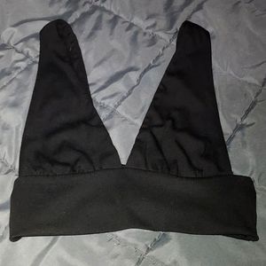 Shein black halter top